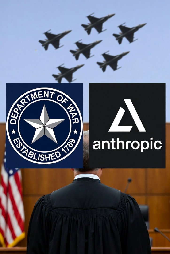 Illustration : Anthropic (contre) attaque le gouvernement américain en justice - et c'est historique