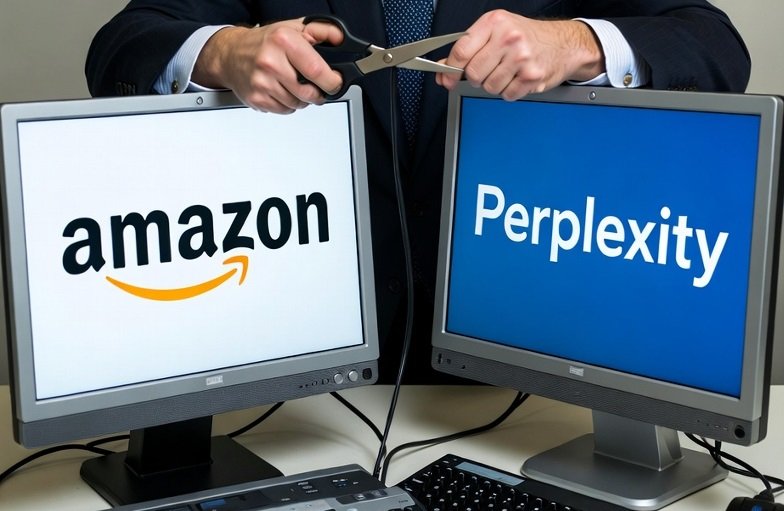 Illustration : Amazon vs Perplexity : l’ère des agents IA shopping en pause forcée