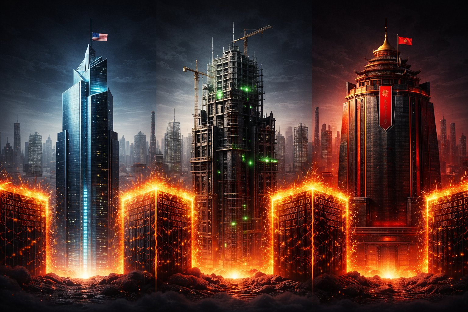 Illustration : DeepSeek déclenche la course à l'indépendance IA tandis que Pékin bannit les logiciels de cybersécurité d'entreprises américaines et israéliennes