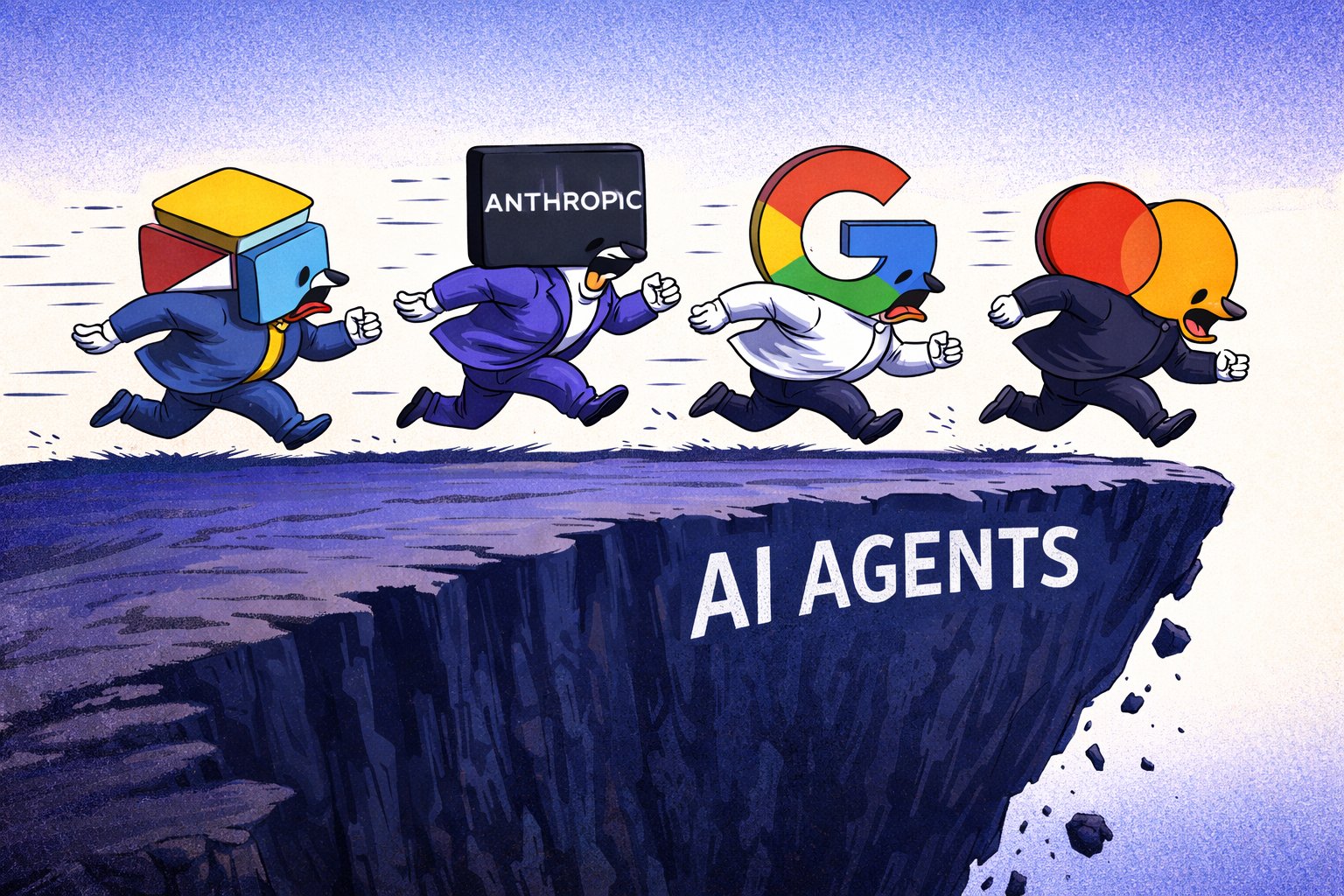 Illustration : La guerre des agents IA : quand tout le monde promet ce que personne ne peut livrer