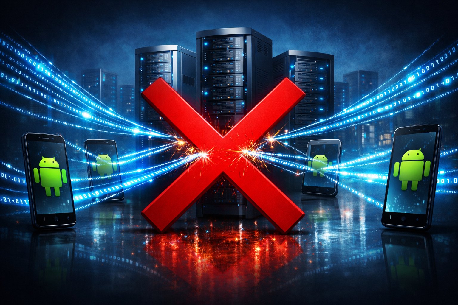 Illustration : Google Démantèle un Réseau Proxy Massif Ayant Transformé 9 Millions de Smartphones Android en Relais de Données