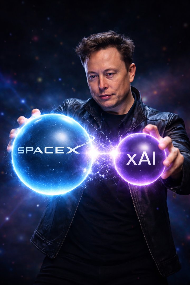 Illustration : La Méga-Fusion SpaceX-xAI : la plus grande entreprise privée au monde