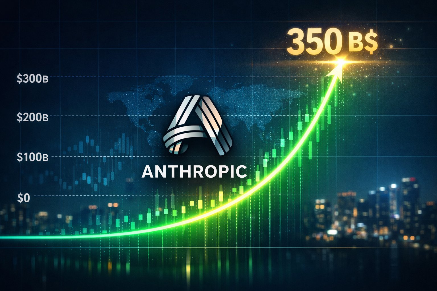 Illustration : Anthropic : la Valorisation à 350 Md$ qui Défie la Gravité