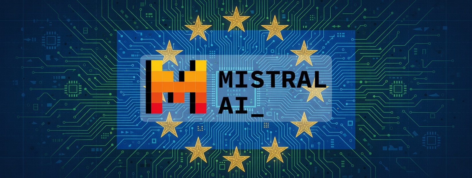 Illustration : La French Tech de l'IA passe à l'offensive : Mistral attaque sur l'efficacité là où les géants américains s'épuisent sur la taille