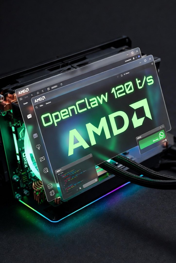 Illustration : AMD démocratise l’agentique IA en local avec OpenClaw