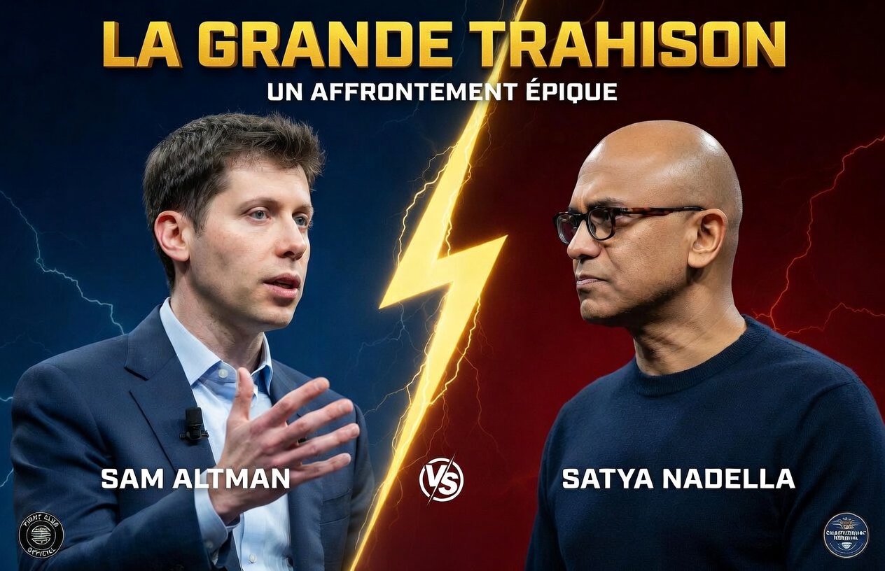 Illustration : La trahison d'OpenAI avec AWS : Microsoft dégaine le marteau juridique