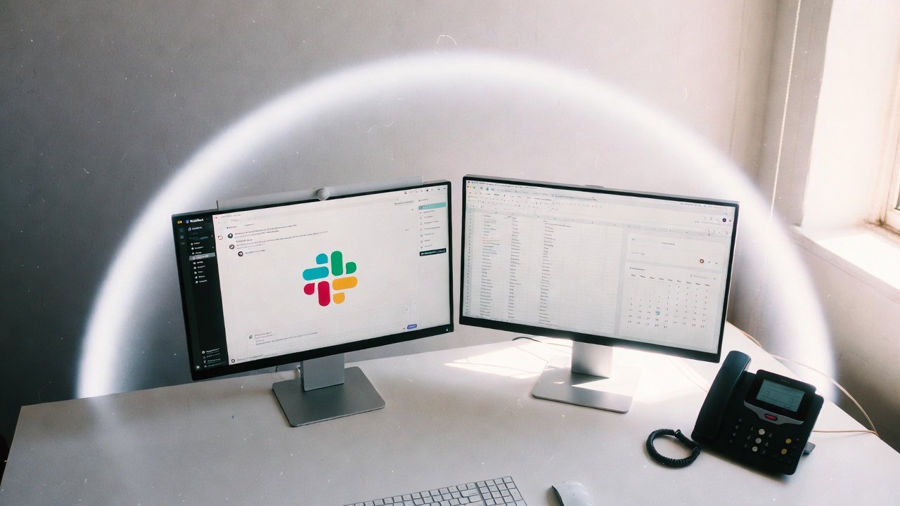 Illustration : Slackbot sort de Slack. Salesforce transforme son outil de chat en système d'exploitation agentique.