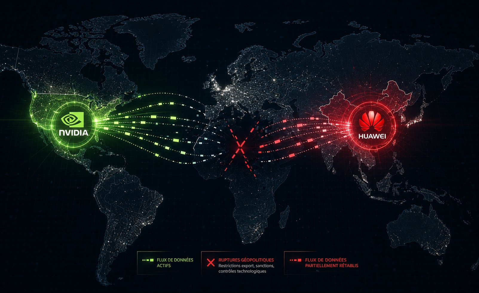 Illustration : GPU ban contourné : la Chine déploie un supercomputer 1.54 exaflops sans un seul GPU Nvidia et reçoit des H200 par exception