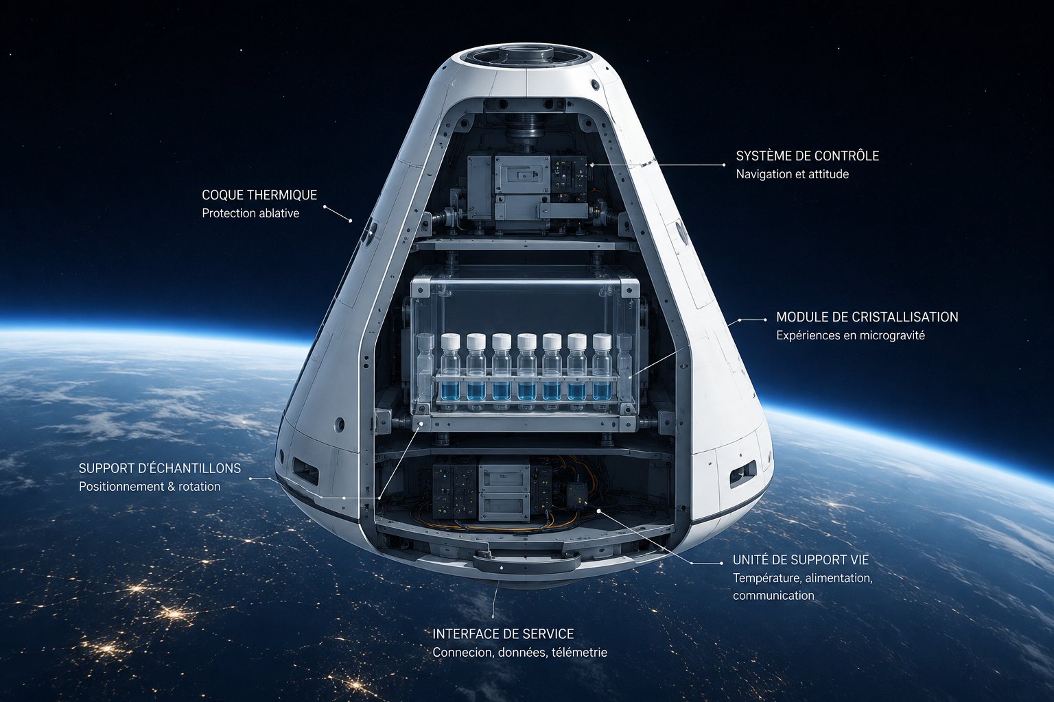 Illustration : La pharma spatiale cherche encore son modèle économique