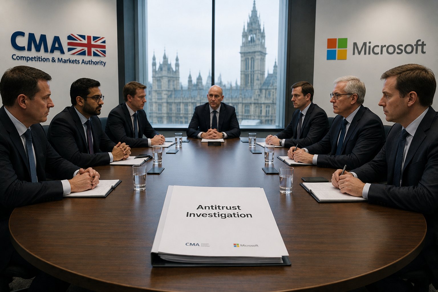 Illustration : Microsoft dans le viseur de la CMA : Teams, Azure et Copilot sous enquête antitrust au Royaume-Uni