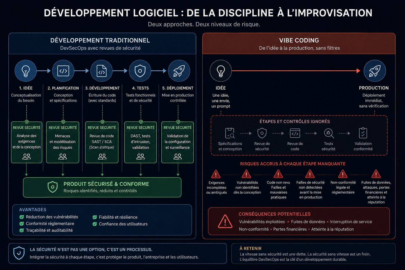 Illustration : Vibe coding, données exposées : la face cachée de la révolution du code sans compétences