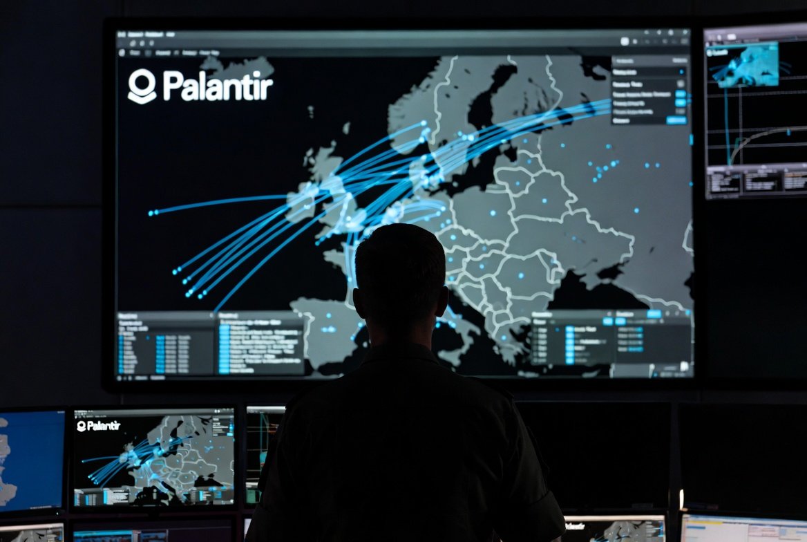Illustration : L'amiral Pierre Vandier (OTAN) admet qu'il n'existe aucune alternative à Palantir