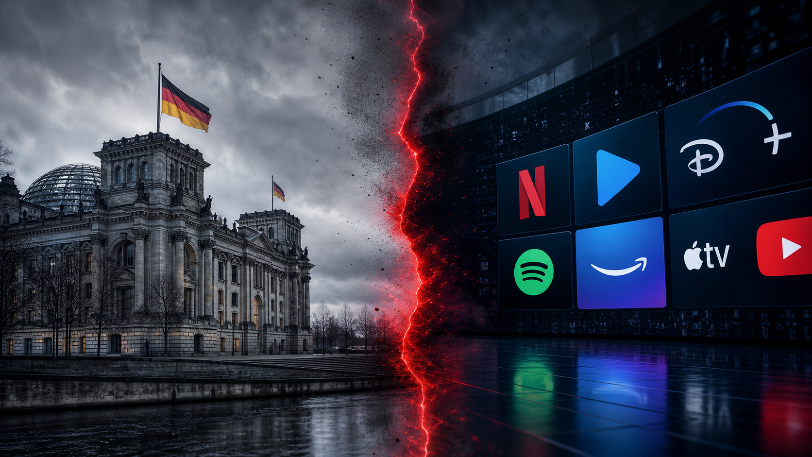 Illustration : Loi streaming en Allemagne : Berlin tient tête à Washington sur les quotas d'investissement