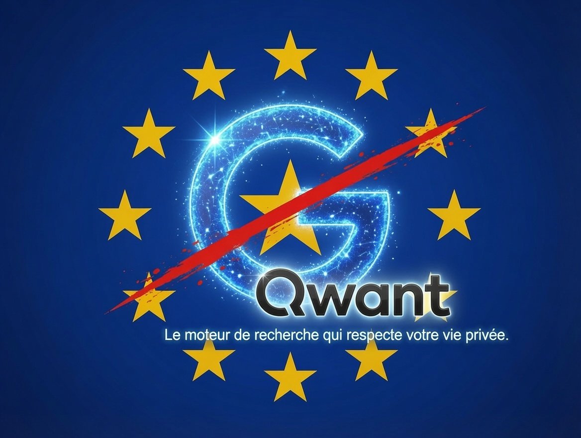 Illustration : Le Parlement européen quitte Google pour Qwant, et garde Edge pour le faire