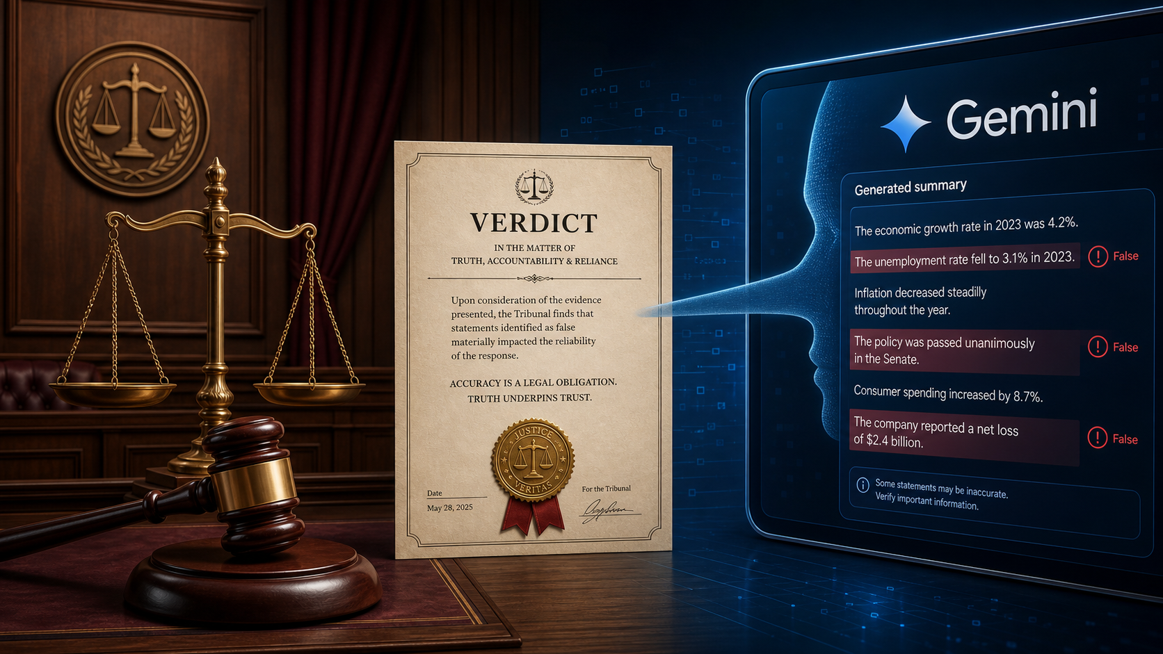 Illustration : Quand un tribunal allemand décrète que Google est l'auteur de ce que son IA invente