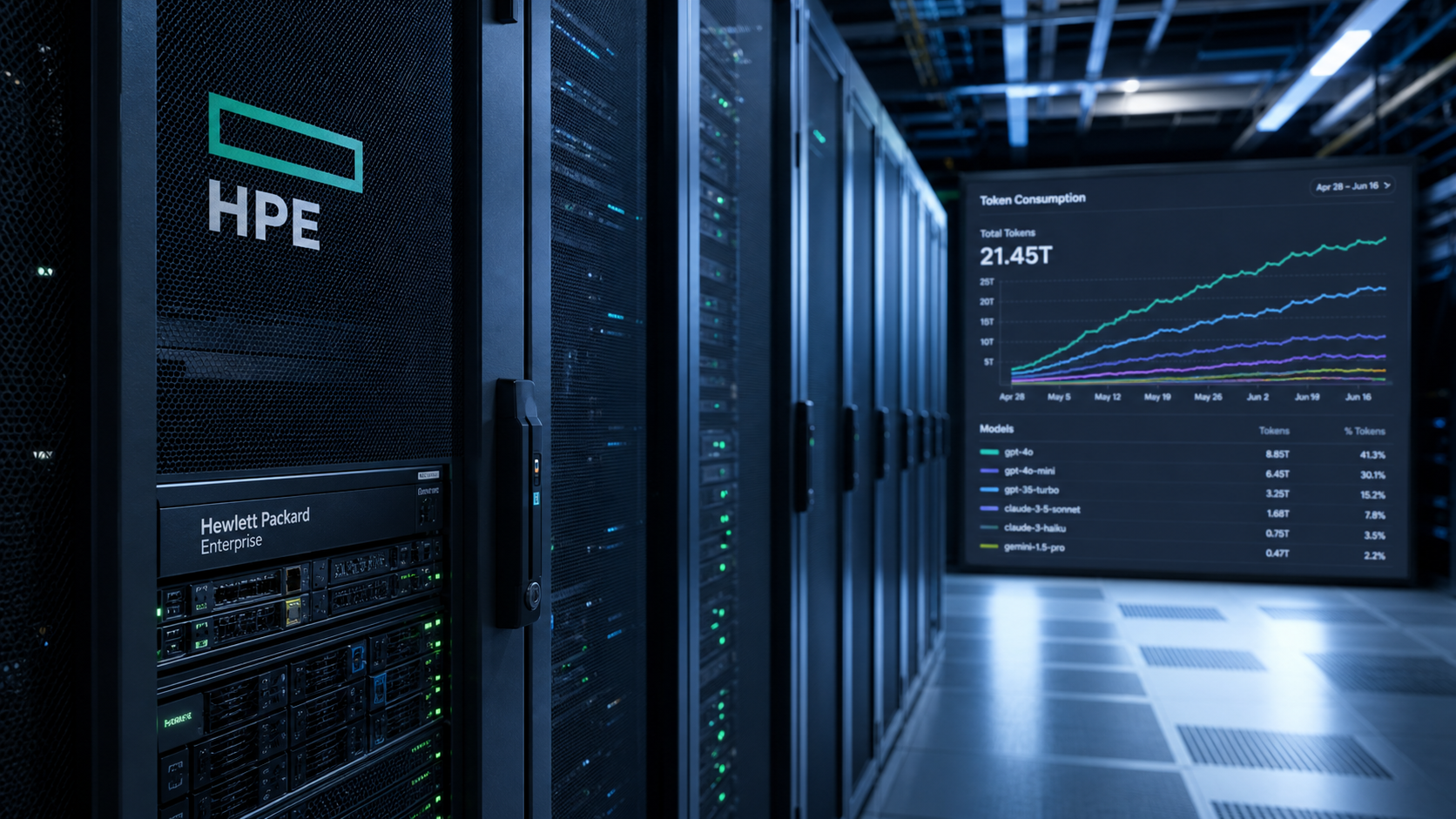 Illustration : HPE réinvestit le datacenter sur-site - l'IA agentique lui en donne la justification