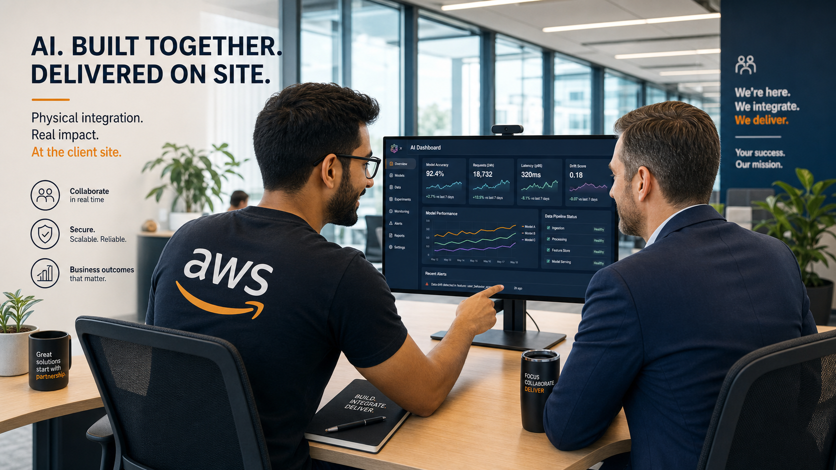 Illustration : AWS Forward Deployed Engineers : Amazon investit 1 milliard de dollars pour s'installer directement dans vos équipes IT
