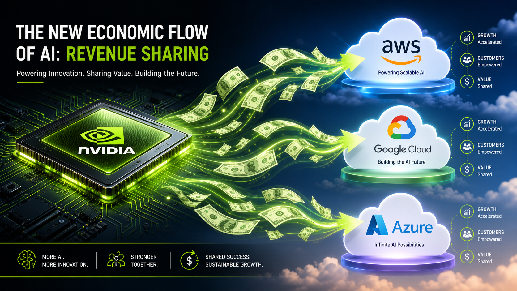 Illustration : Nvidia exige une part des revenus cloud de ses clients IA : la naissance d'un nouveau modèle économique