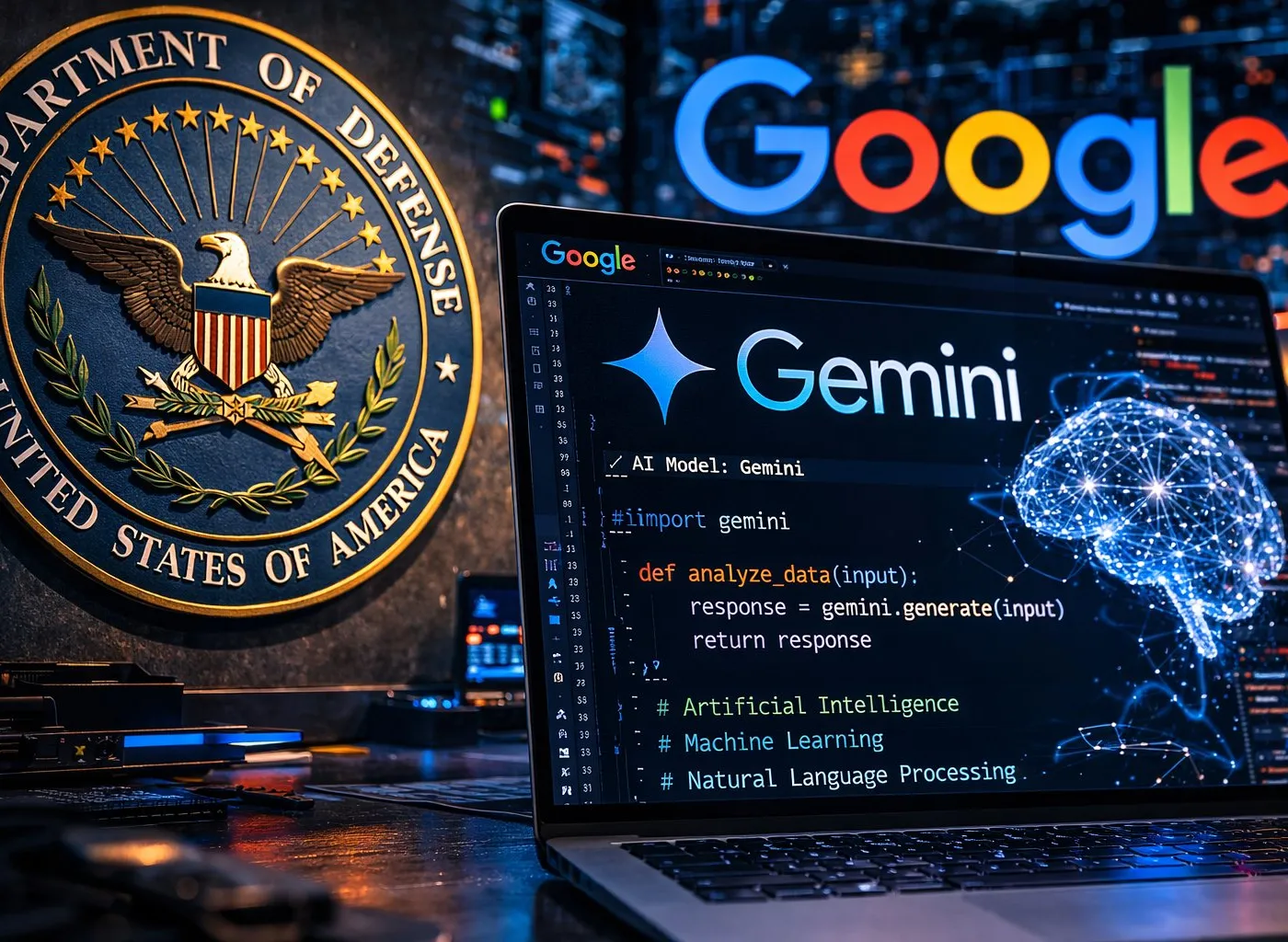 Illustration : DoD Gemini : Google annonce un contrat pluriannuel avec le Pentagone