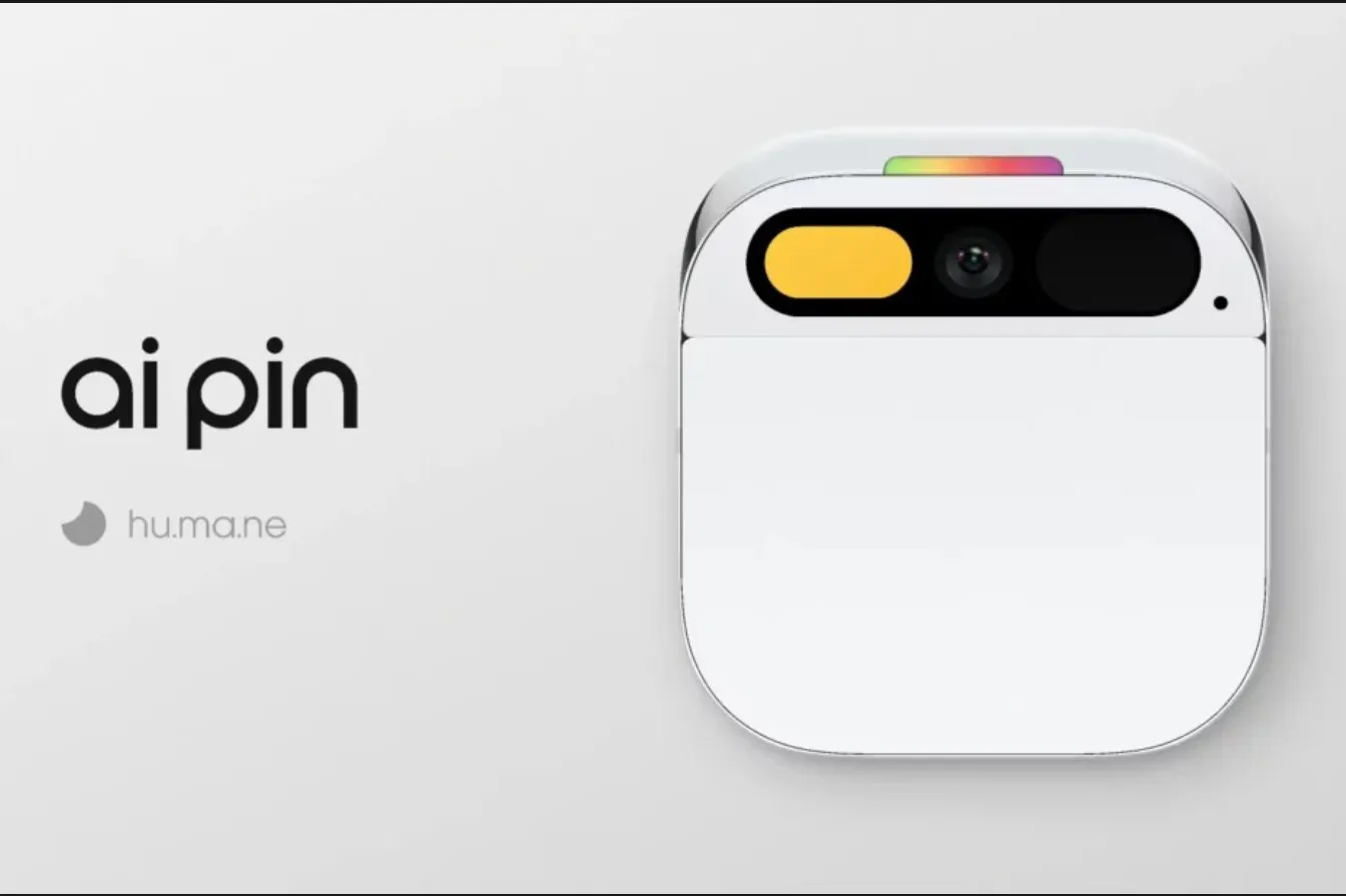 Illustration : Apple AI Pin : Wearable AirTag-like dopé Siri IA pour 2027