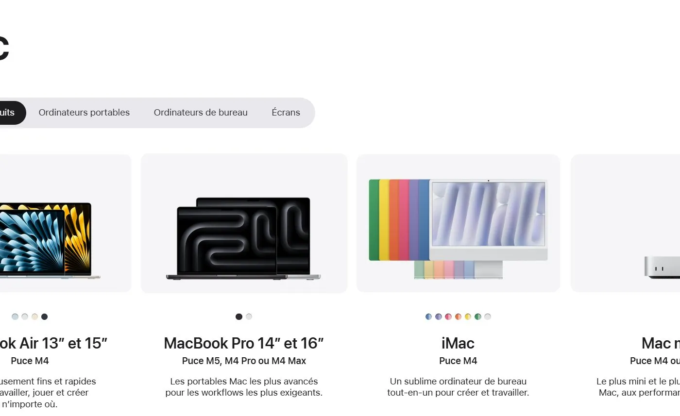 Illustration : Apple Met en Avant la Protection « Inégalée » des Macs M5