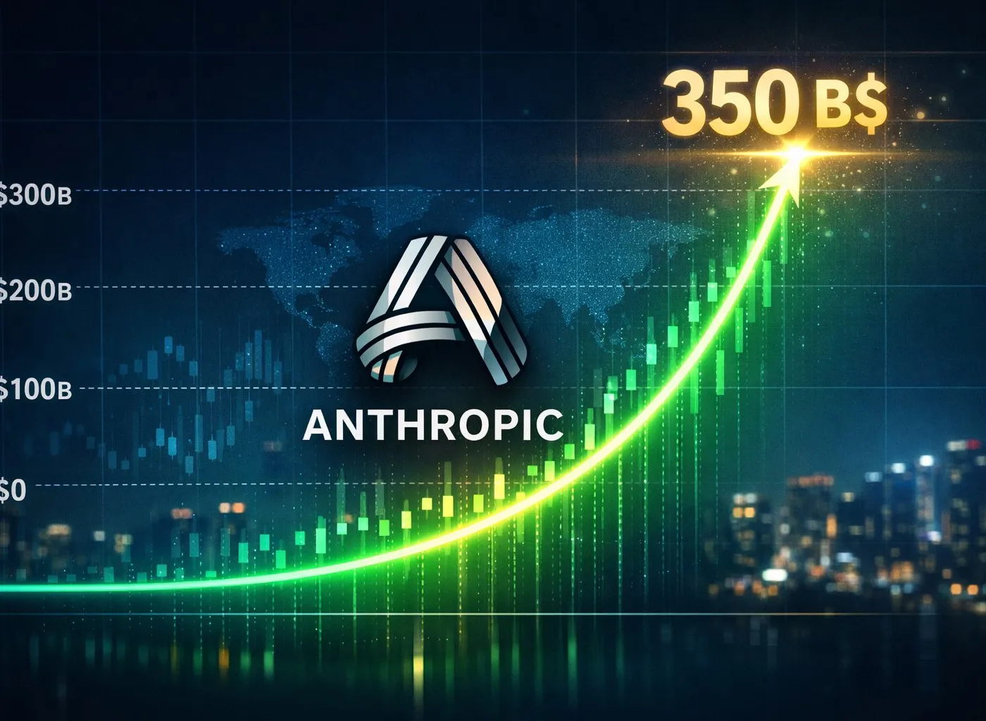Illustration : Anthropic : la Valorisation à 350 Md$ qui Défie la Gravité