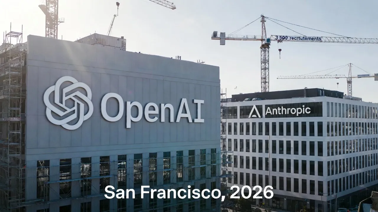 Illustration : OpenAI double ses effectifs : quand Anthropic capture 73% des nouveaux clients enterprise
