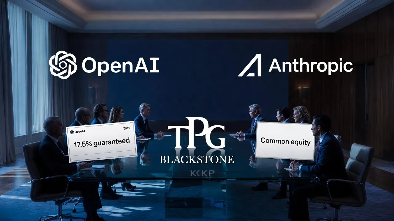 Illustration : OpenAI offre 17,5% de rendement garanti au Private Equity pour battre Anthropic sur l'enterprise