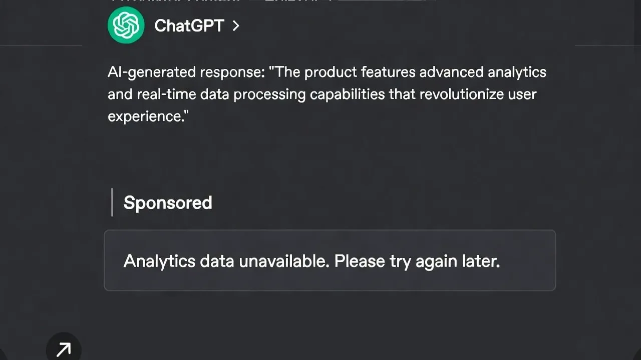 Illustration : ChatGPT Ads : CTR 7x inférieur à Google, outils de mesure cassés, budgets non consommés — OpenAI repart de zéro
