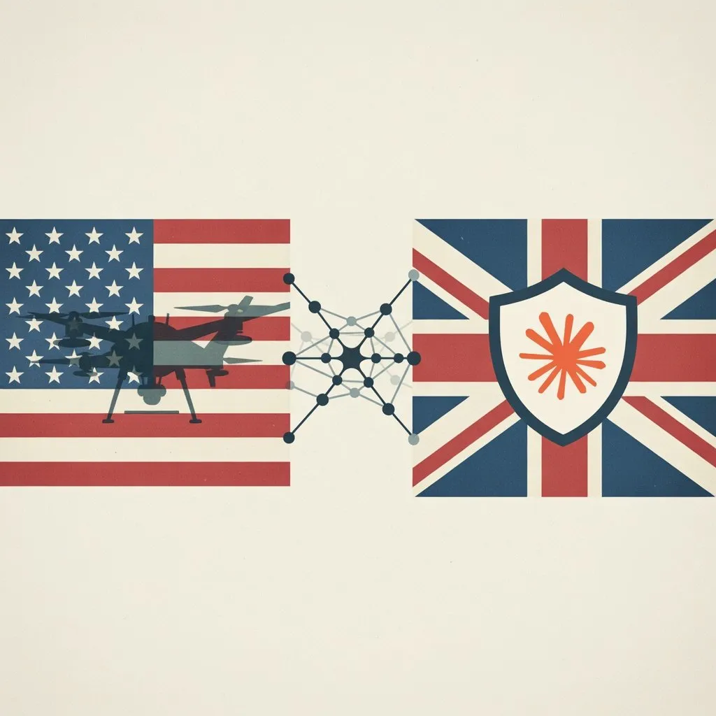 Illustration : Le Royaume-Uni déroule le tapis rouge pour Anthropic, pendant que Washington serre la vis