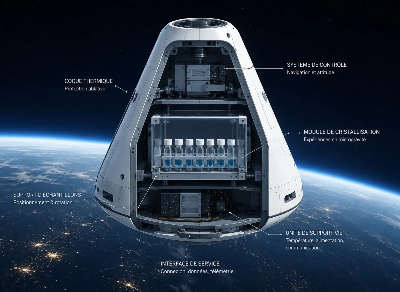 Illustration : La pharma spatiale cherche encore son modèle économique