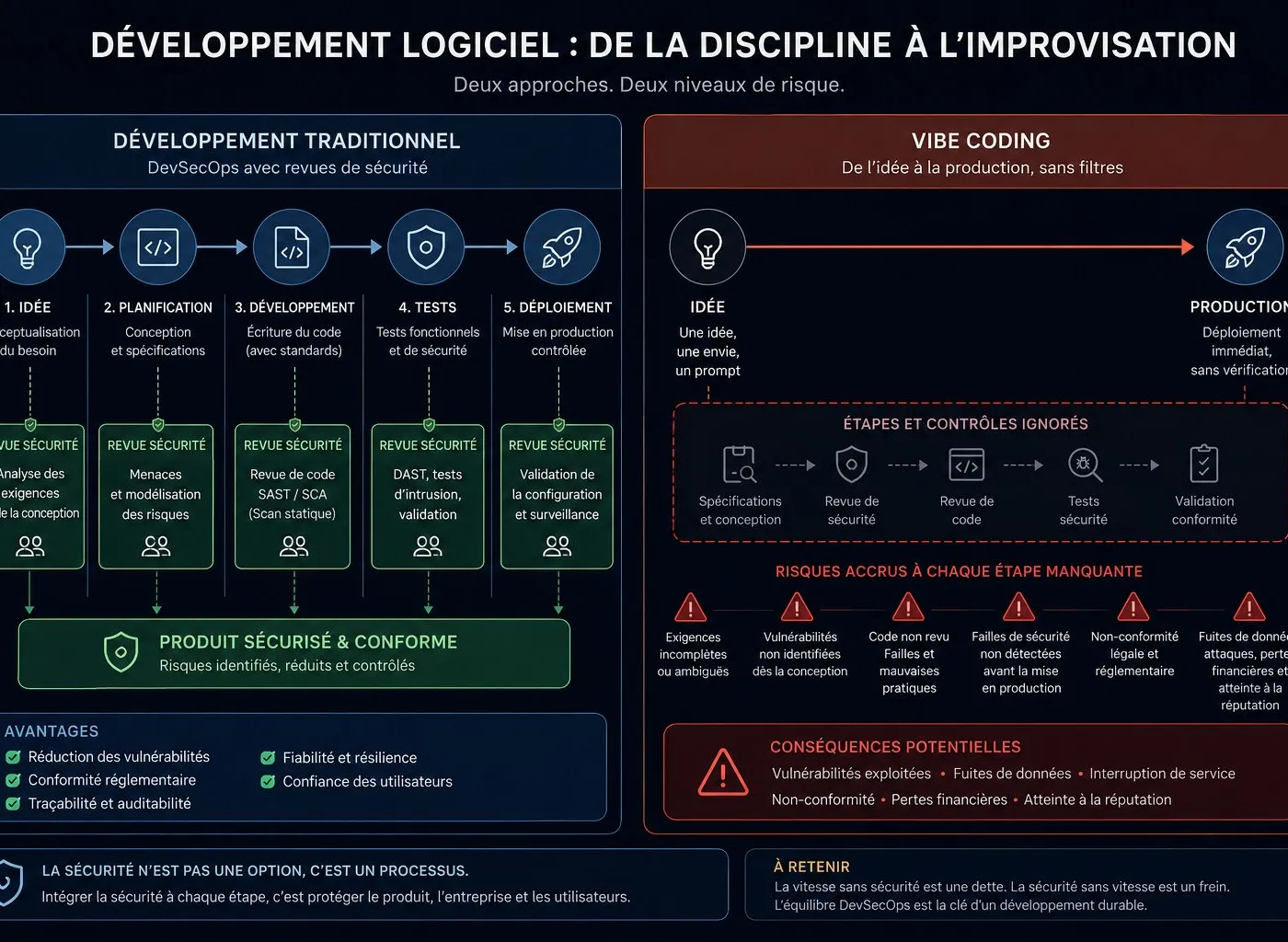 Illustration : Vibe coding, données exposées : la face cachée de la révolution du code sans compétences