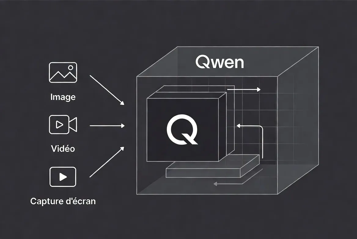 Illustration : Qwen3.7-Plus : Alibaba ajoute la vue, ferme les poids, et facture au rabais