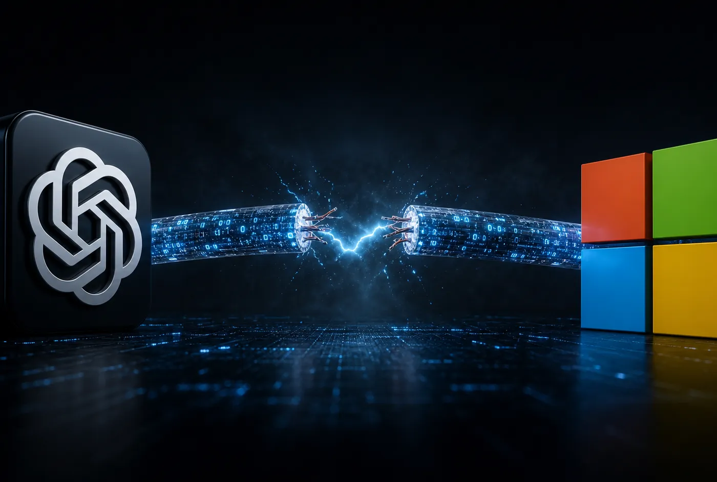Illustration : Microsoft affranchit son stack IA d'OpenAI : 7 modèles maison, silicium Cobalt 200 et puce quantique Majorana 2