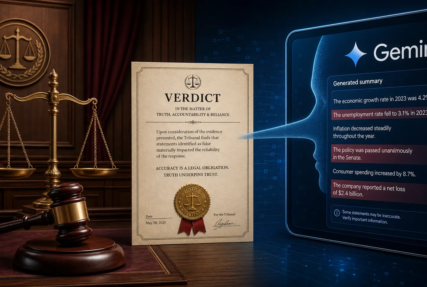 Illustration : Quand un tribunal allemand décrète que Google est l'auteur de ce que son IA invente