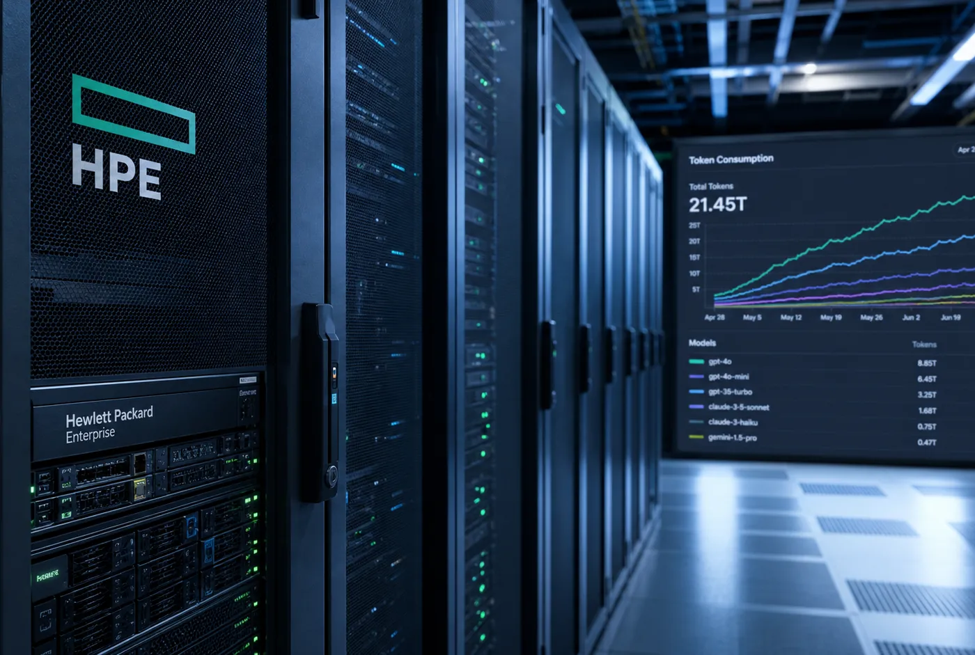 Illustration : HPE réinvestit le datacenter sur-site - l'IA agentique lui en donne la justification