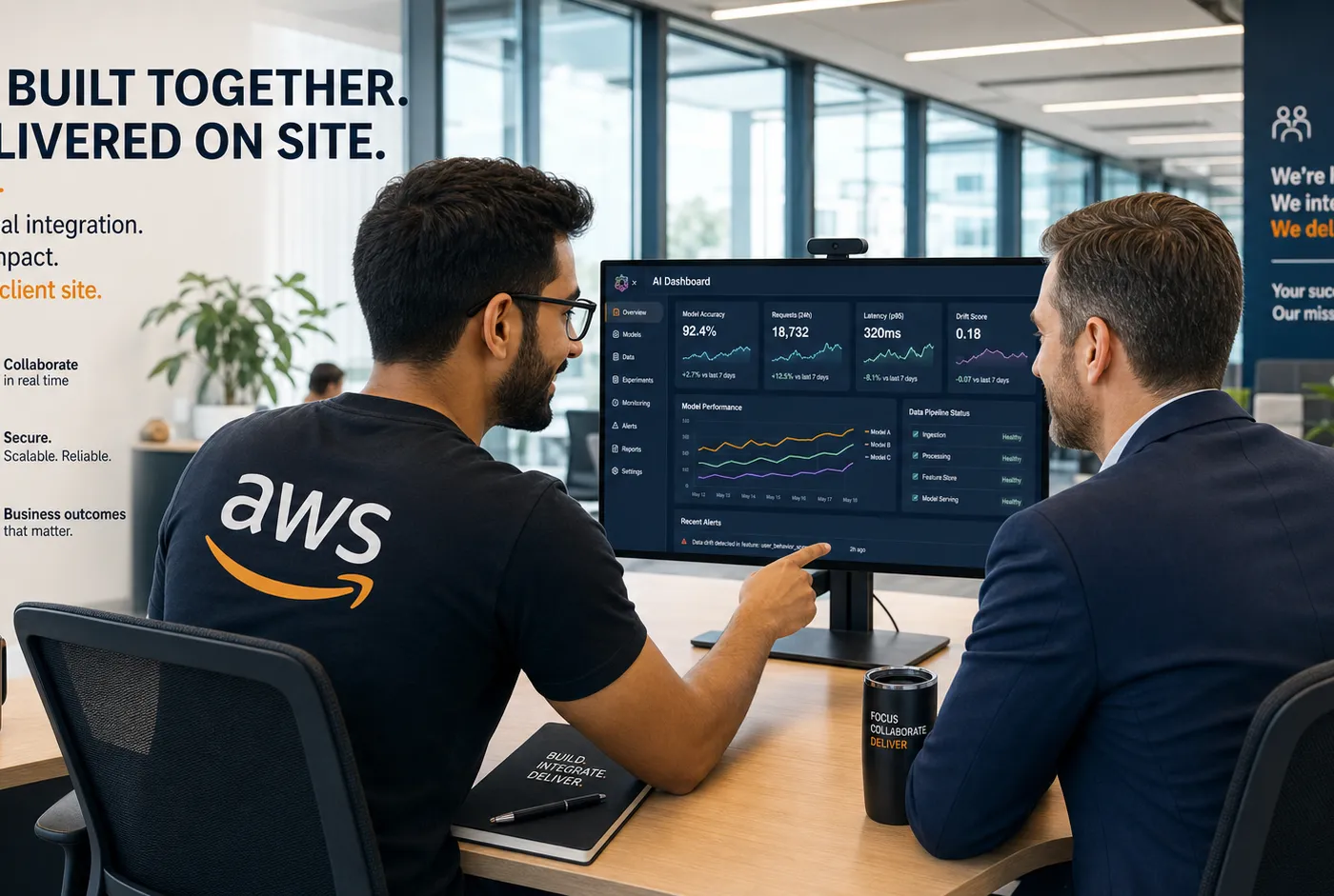 Illustration : AWS Forward Deployed Engineers : Amazon investit 1 milliard de dollars pour s'installer directement dans vos équipes IT