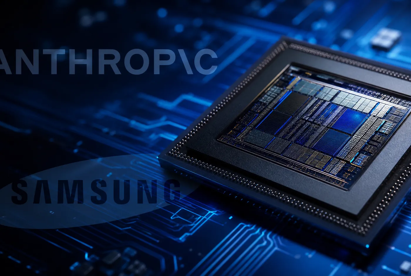 Illustration : Anthropic en discussions avec Samsung pour fabriquer son propre chip IA en 2nm : la guerre des semiconducteurs s'étend aux LLM