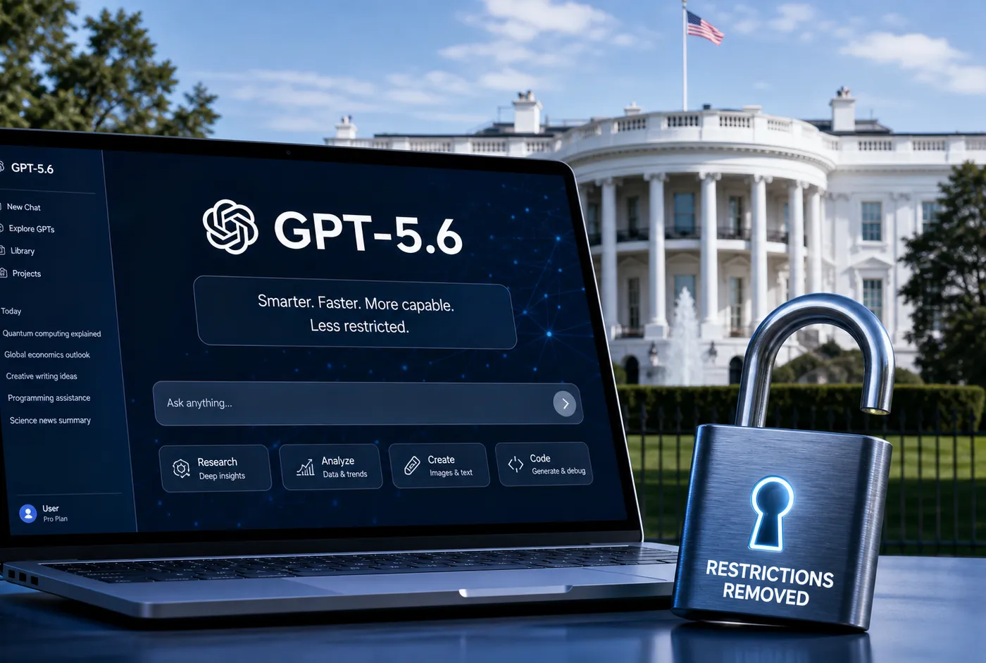 Illustration : L'administration Trump lève les restrictions sur GPT-5.6 d'OpenAI, ouvrant la voie à un déploiement fédéral accéléré