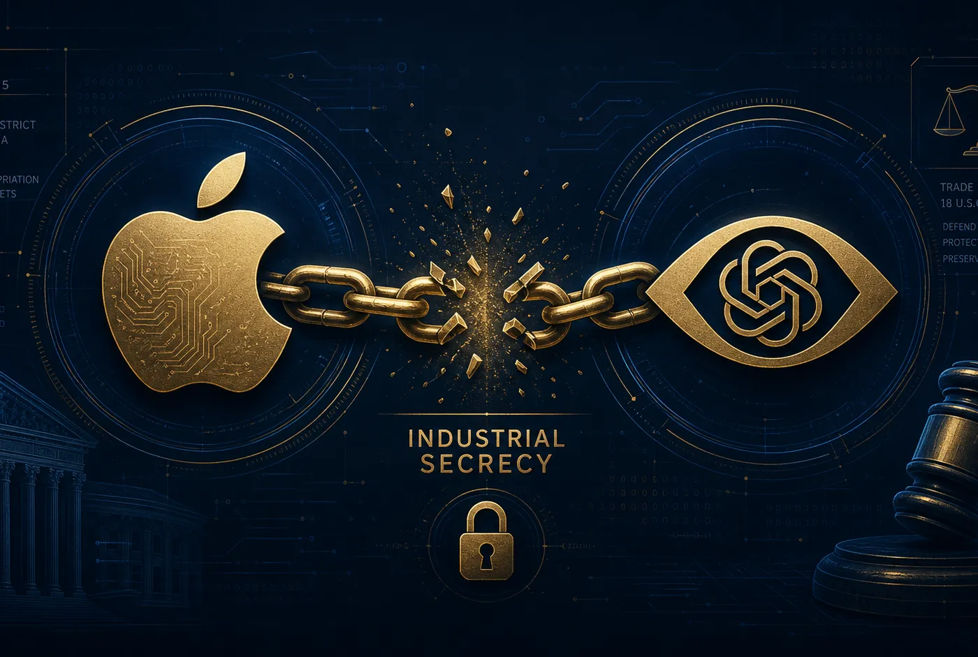 Illustration : Apple contre OpenAI : la guerre des secrets d'IA s'ouvre devant les tribunaux