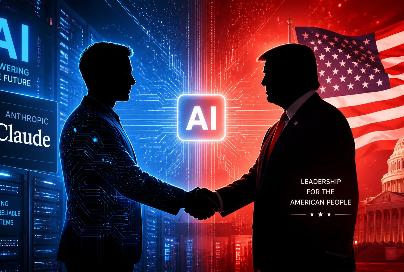 Illustration : Anthropic frappe fort : 13,7 milliards de dollars de compute avec un groupe lié à Trump