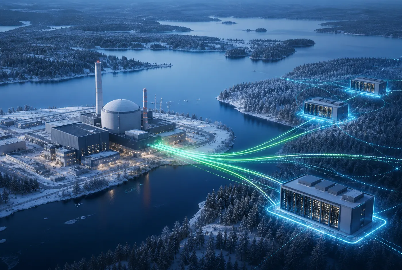 Illustration : Google investit 15 Mds$ en Finlande et sécurise 500 MW de puissance nucléaire soviétique jusqu'en 2050
